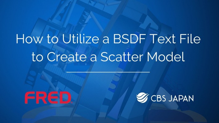 How to utilize measured BSDF data to create a scatter model in FRED